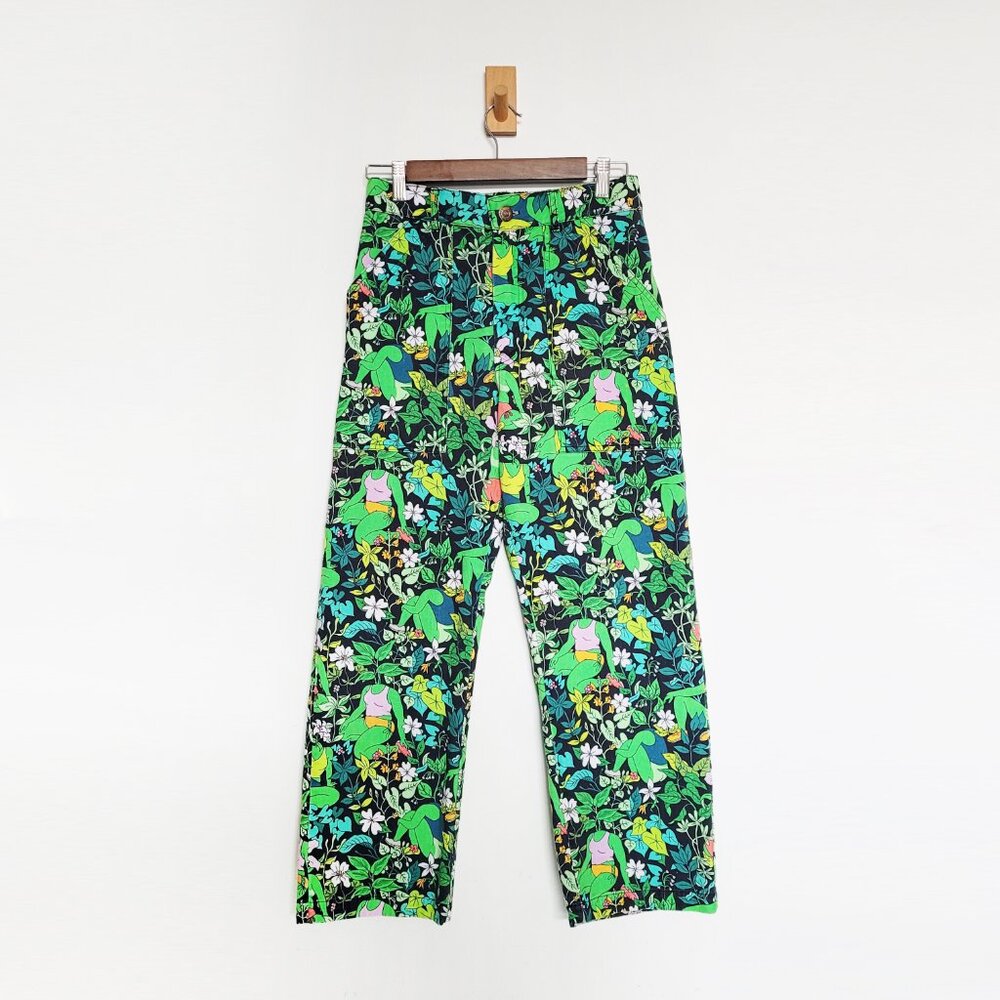SOLD - Big Bud Press Lisa Hanawalt Plant Babe Utility Work Pants - Women S